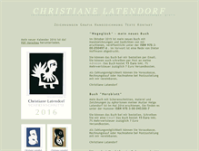 Tablet Screenshot of christianelatendorf.de